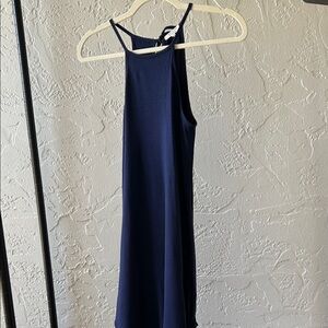 Heart Hips halter Midnight Blue Dress